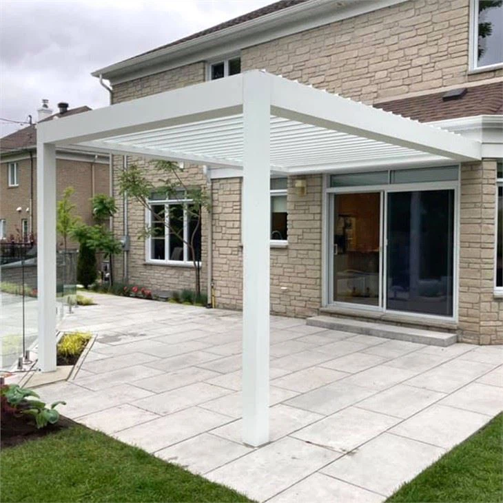 Modèn Patio aliminyòm kouvri